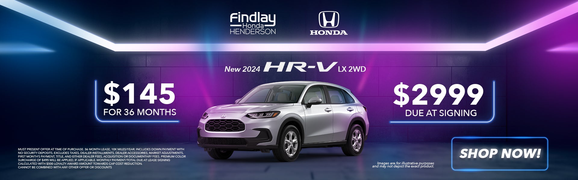New 2024 HR-V LX 2WD